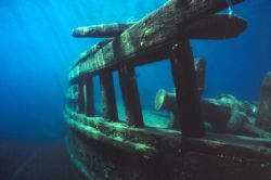 wreck of the Sweepstakes Tobermory, Ontario, Canada by Ian Brooks 